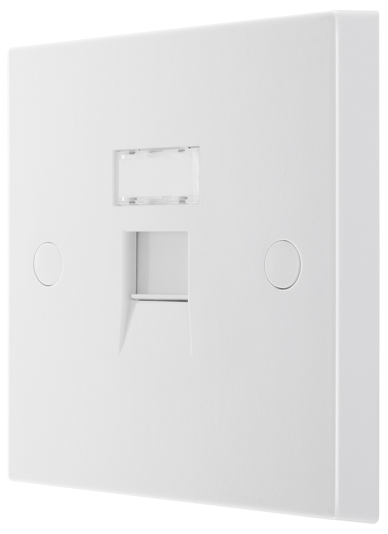 BG Electrical 900 Series - Single, RJ45 data socket (screw)