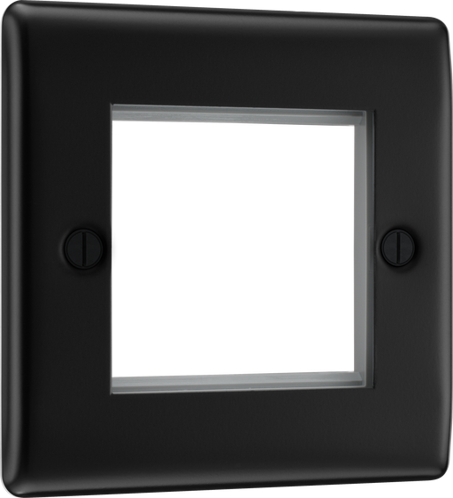 BG Electrical Euro Module - 2 module - square