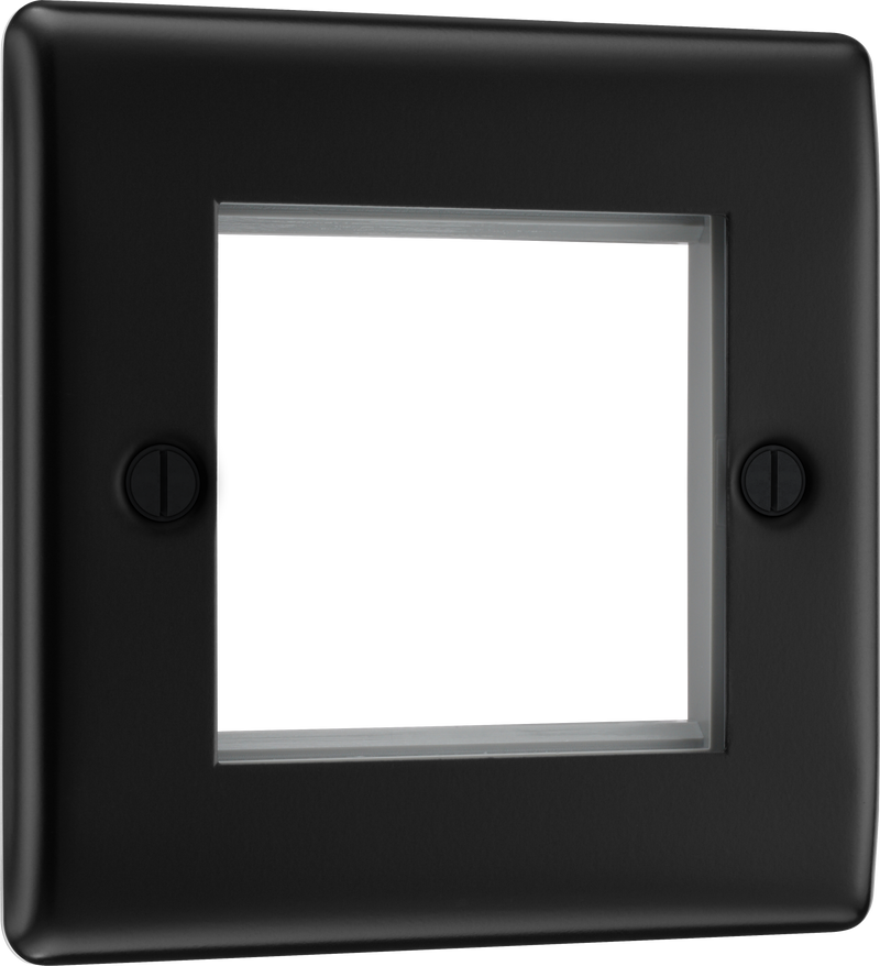 BG Electrical Euro Module - 2 module - square