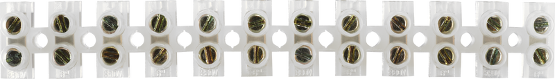 BG Electrical Contractor - 5A Terminal Strip, 12 Way, 10pk