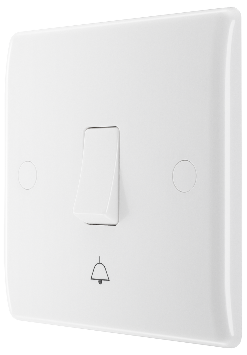 BG Electrical 800 Series - Single, bell push switch