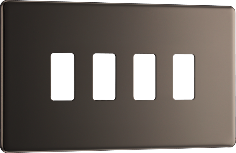 BG Electrical Grid - 4 module, rectangular