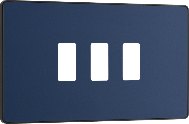 BG Electrical Grid - 3 module, rectangular