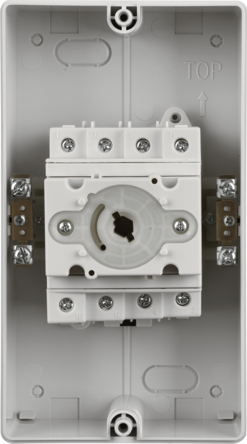 BG Circuit Protection Rotary Dc Isolator 4 Pole - 32A, 4-Pole DC, Rotary Isolator