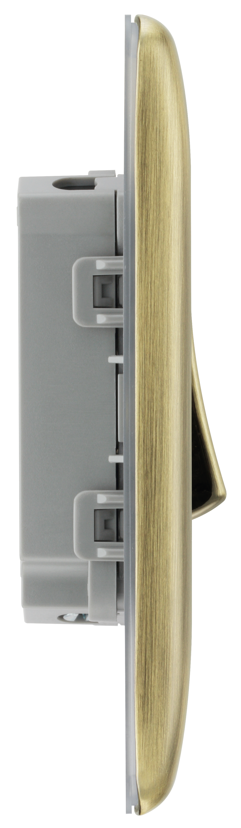BG Electrical Nexus Metal Antique Brass - Double, 2 way switch