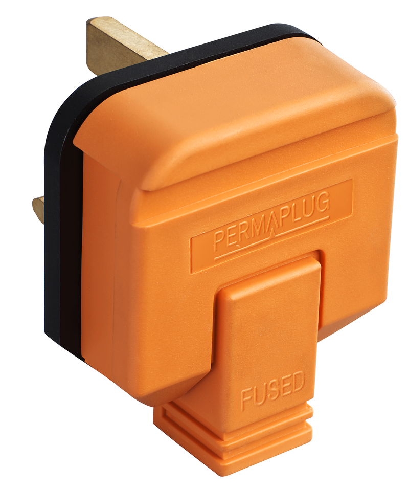 Masterplug Basic - 13A, Orange