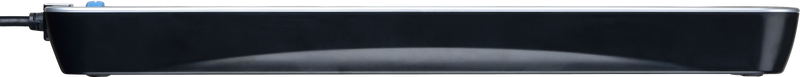 Masterplug High Gloss USB - 2 x USB A, 4 Sockets, 2m, 13A, Gloss Black