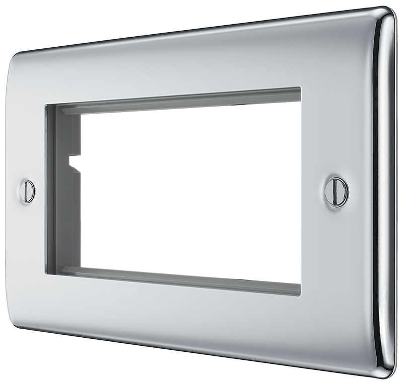 BG Electrical Euro Module - 4 module - rectangular