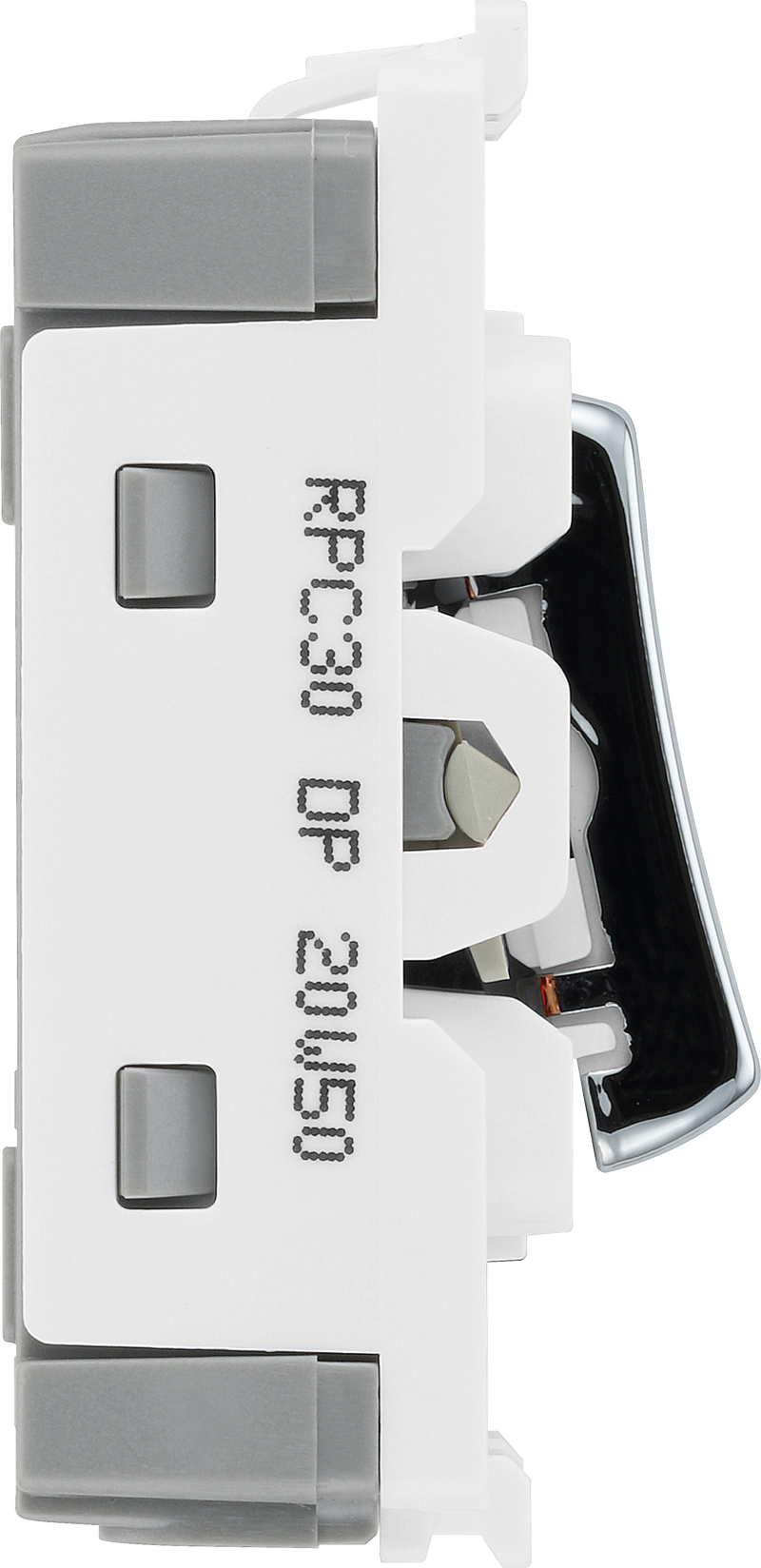 BG Electrical Grid - 4 module, rectangular