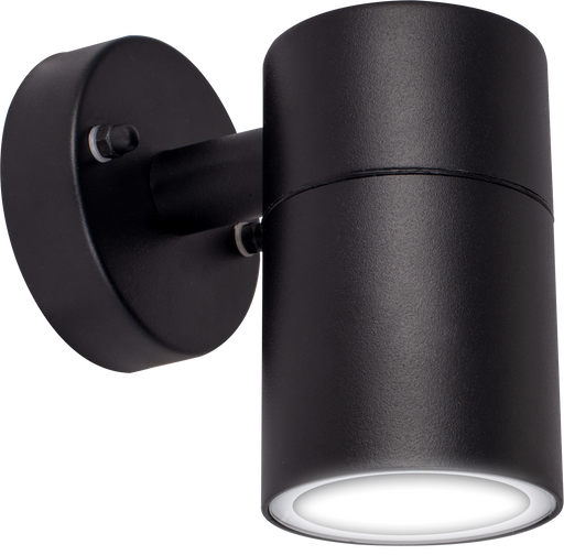 Luceco Azurar Wall Light - Exterior decorative down wall light GU10 finished in black