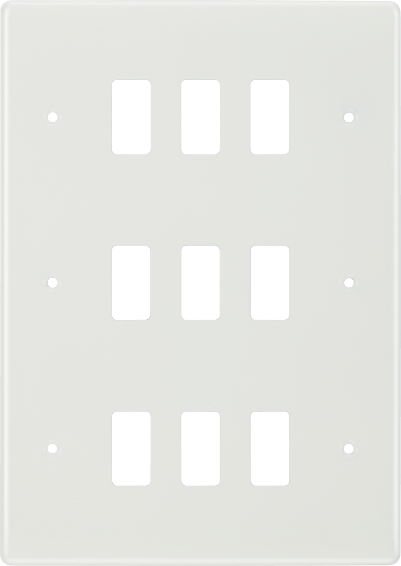 BG Electrical Grid - 9 module, rectangular