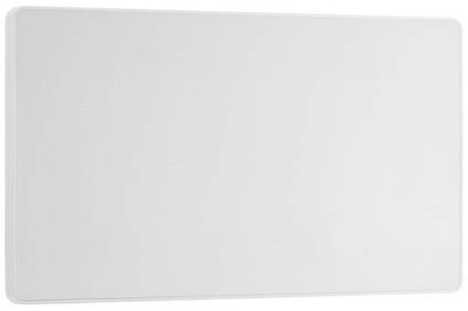 BG Electrical Evolve Pearlescent White - Double, blank plate