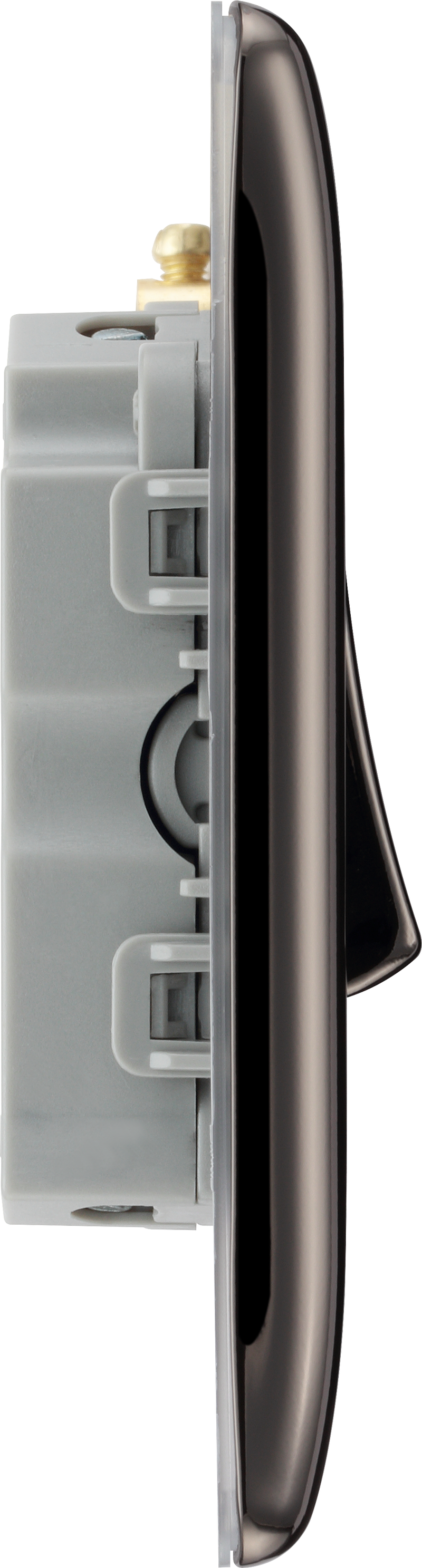 BG Electrical Nexus Metal Black Nickel - Triple, 2 way switch