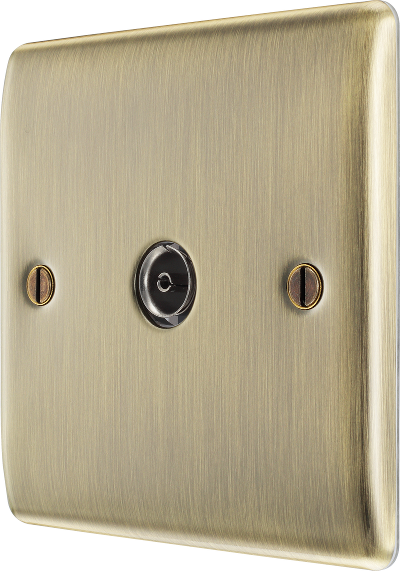 BG Electrical Nexus Metal Antique Brass - Single, co-axial