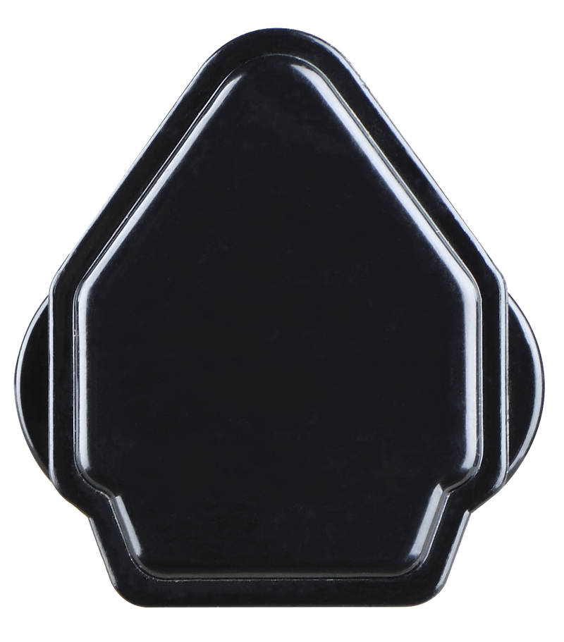 Masterplug Basic - Round Pin, 5A, Black