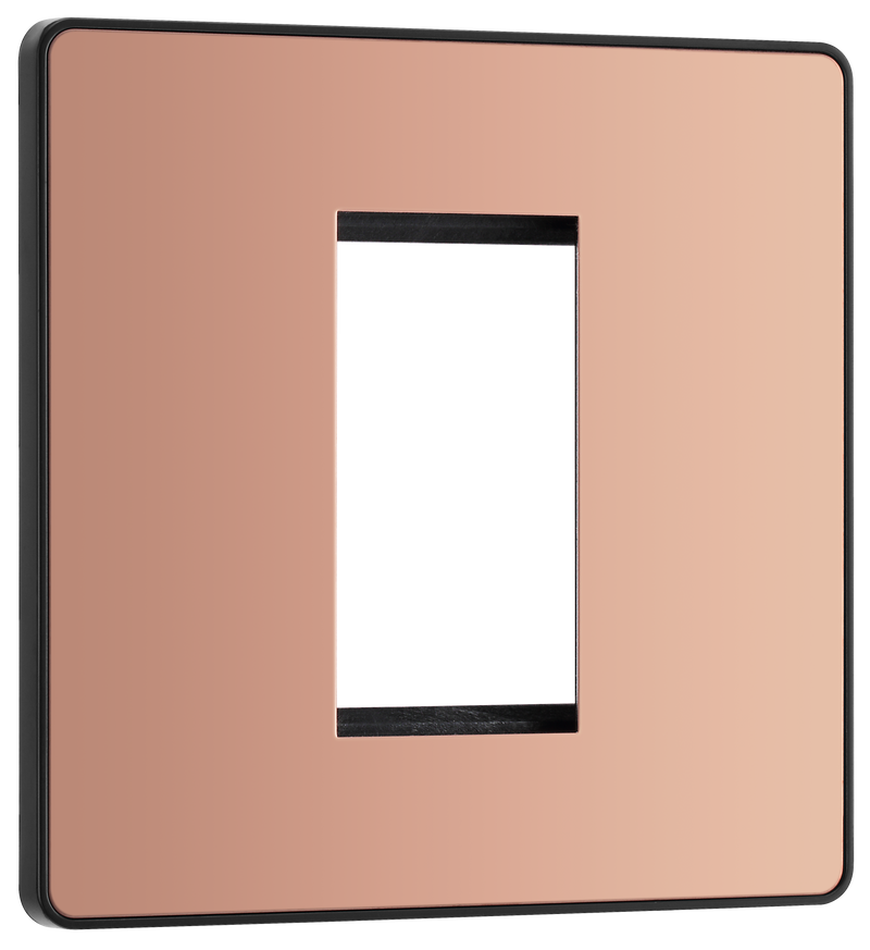 BG Electrical Euro Module - 1 module - square