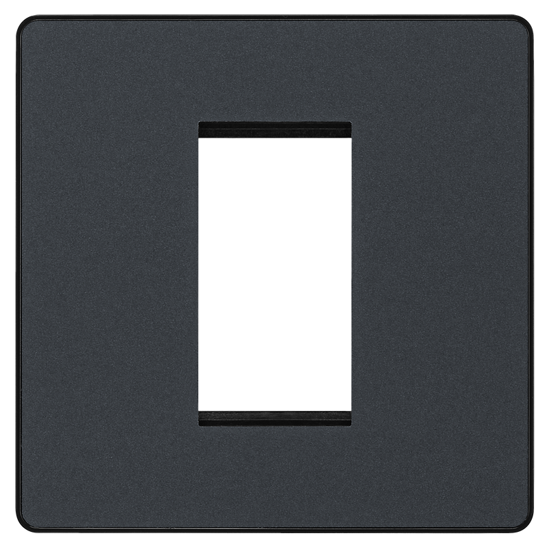 BG Electrical Euro Module - 1 module - square