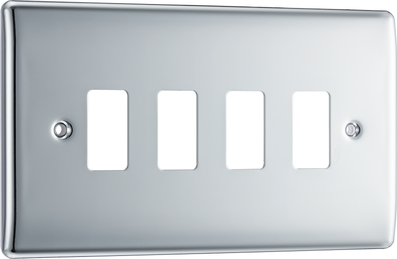 BG Electrical Grid - 4 module, rectangular