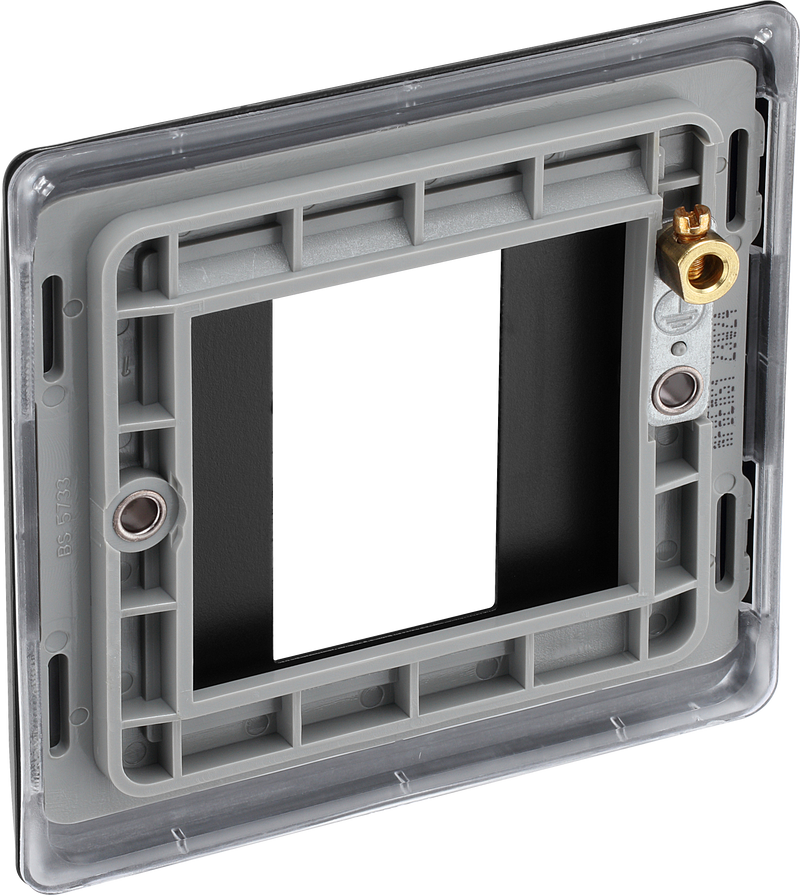 BG Electrical Euro Module - 1 module - square