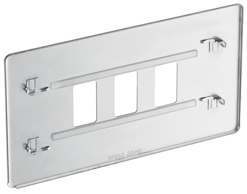 BG Electrical Grid - 3 module, rectangular