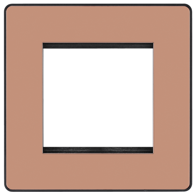 BG Electrical Euro Module - 2 module - square