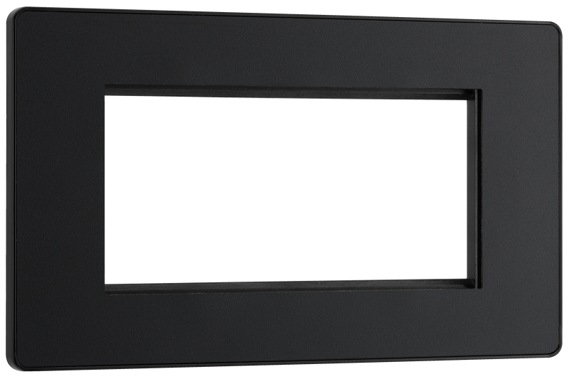 BG Electrical Euro Module - 4 module - rectangular