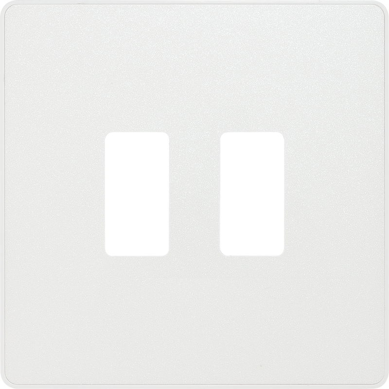 BG Electrical Grid - 2 module, square