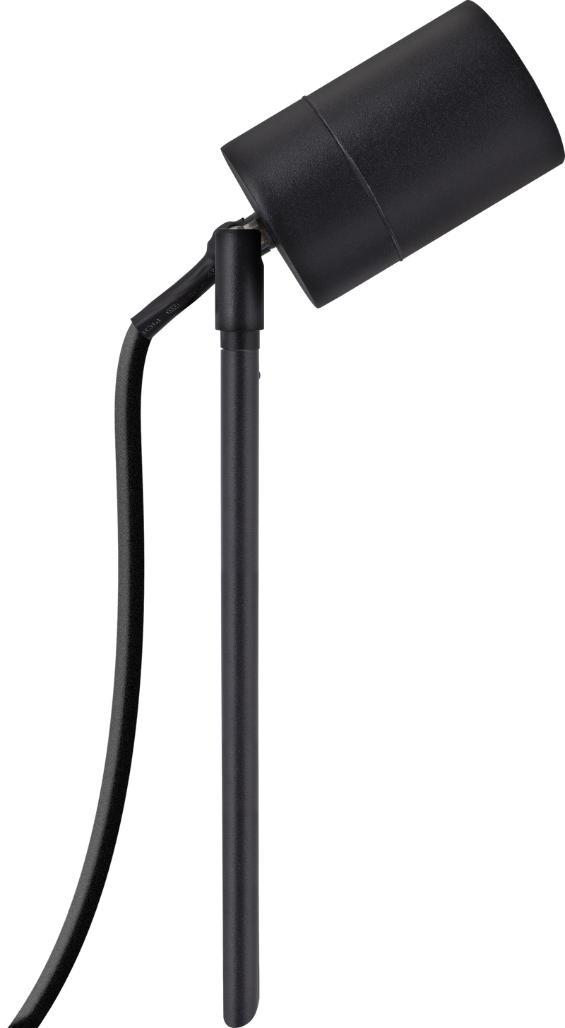 Luceco GU10 Spike - Exterior decorative garden spike GU10 finished in Black