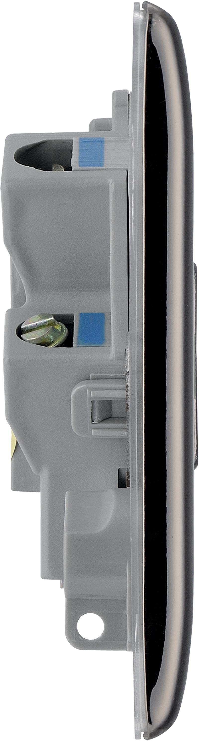BG Electrical Nexus Metal Black Nickel - Unswitched and fused