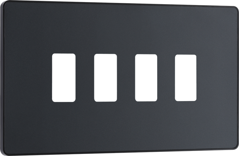 BG Electrical Grid - 4 module, rectangular