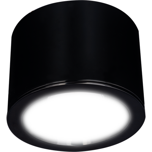 Luceco Platinum Mini Surface Downlight Dark Light Reflector RAL 9005 162mm 950lm 8W 4000K Digital Dimmable