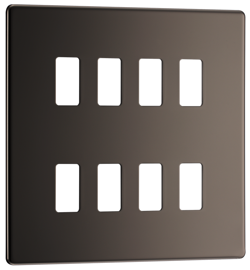 BG Electrical Grid - 8 module, square