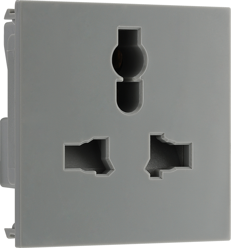 BG Electrical Euro Module - Universal unswitched socket