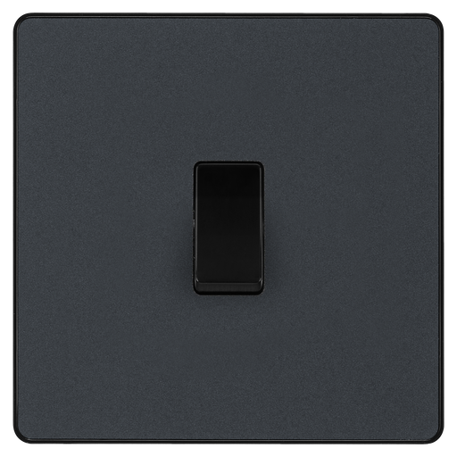 BG Electrical Evolve Matt Grey - Single, 2 way switch