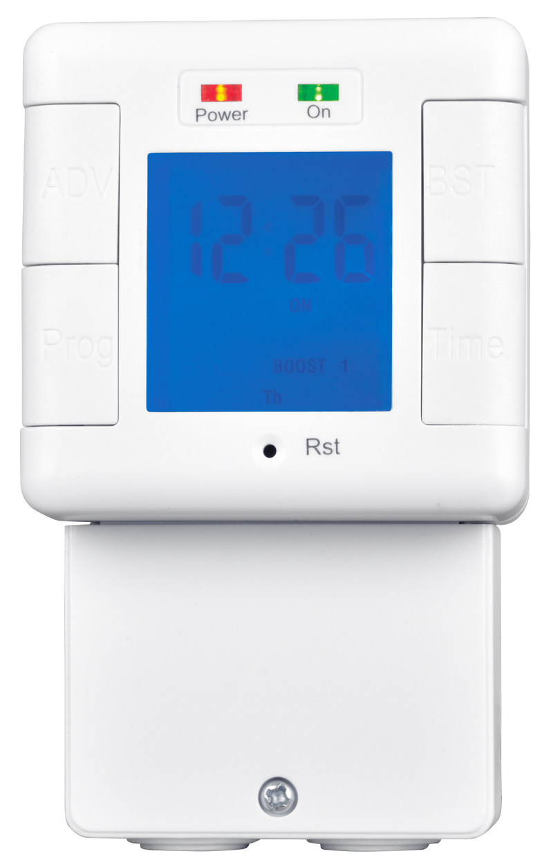 Masterplug Timer - 7 Day - Wired, White