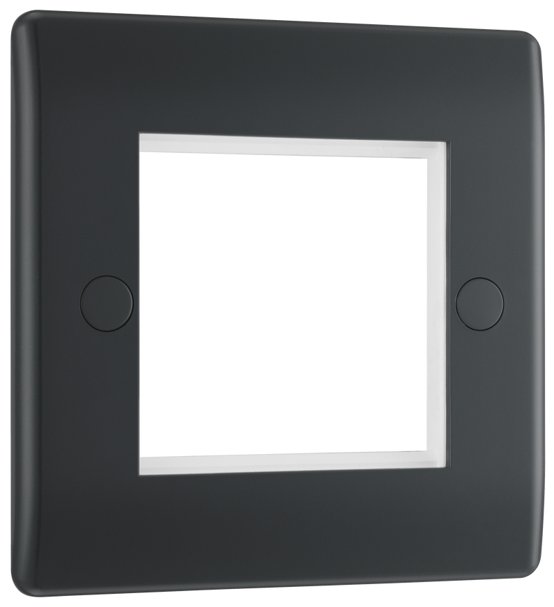 BG Electrical Euro Module - 2 module - square