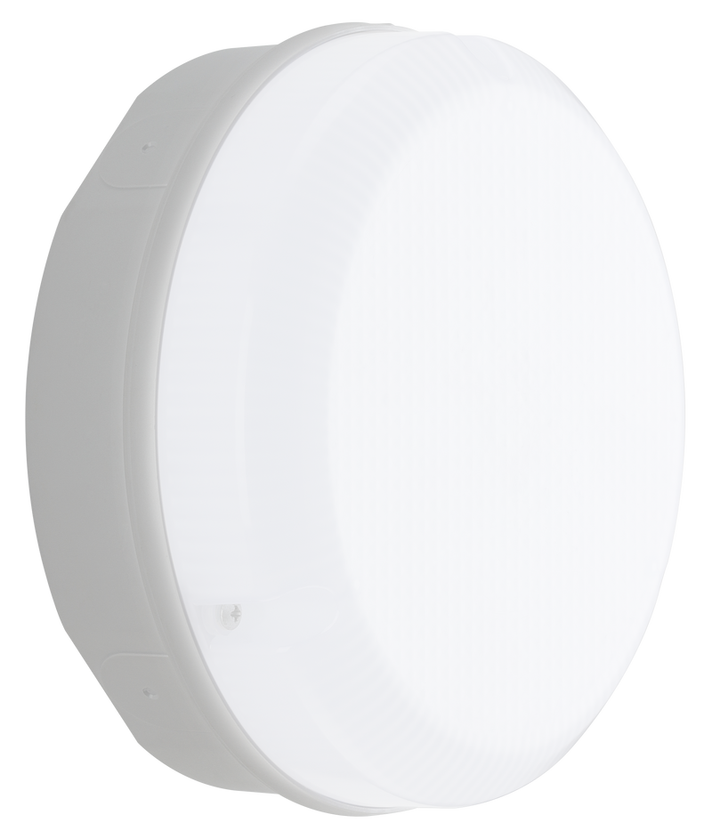 Luceco Mosi - Mosi bulkhead round white 1150 lumens fixed output driver and emergency