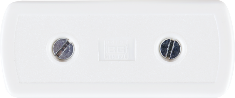BG Electrical Contractor - Flex Connector, 13A, 3 Terminal, Solid Brass Through Terminals