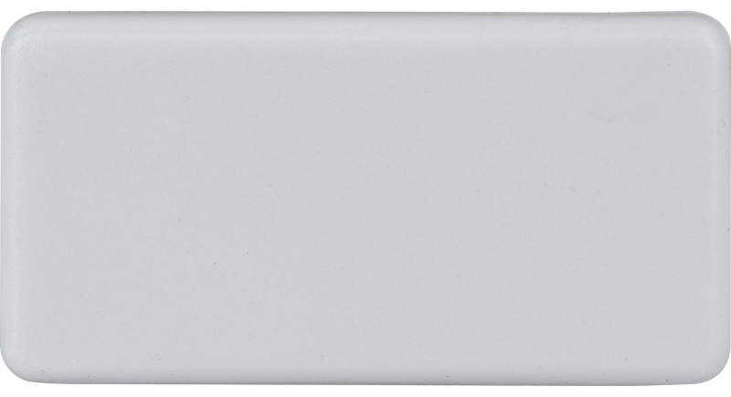 Luceco Single Circuit Track - Single circuit track end cap accessory white