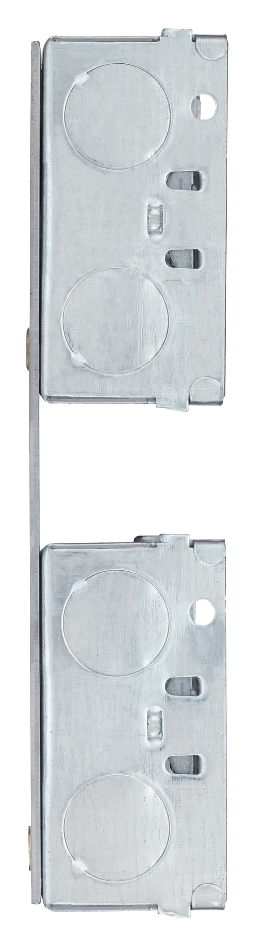 BG Electrical Contractor - Steel Knockout Box, 4 x Double, 35mm, Combination Plate