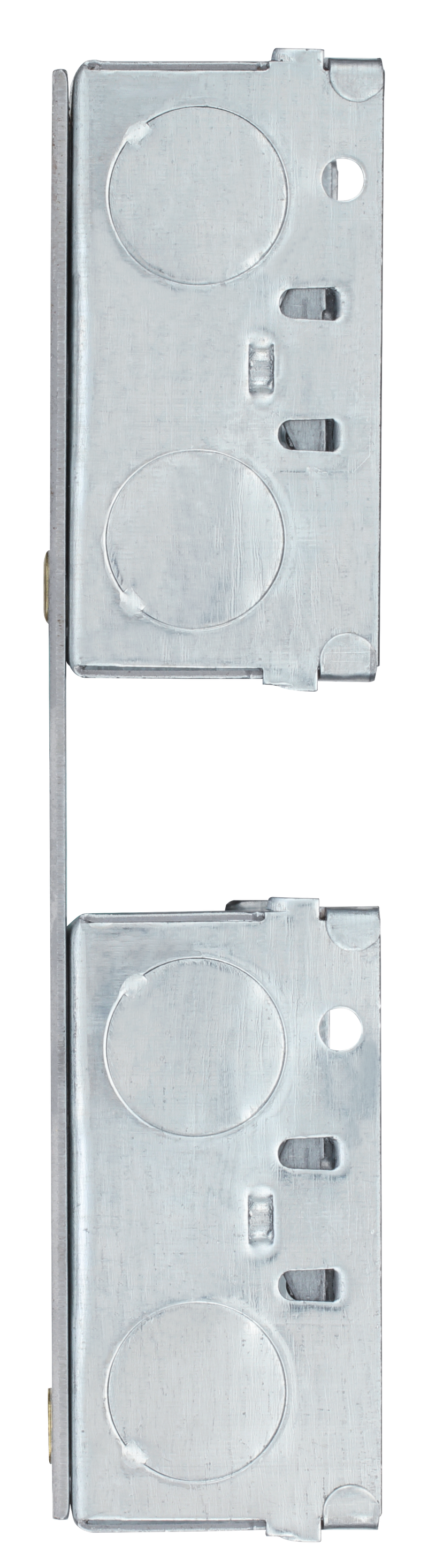 BG Electrical Contractor - Steel Knockout Box, 4 x Double, 35mm, Combination Plate