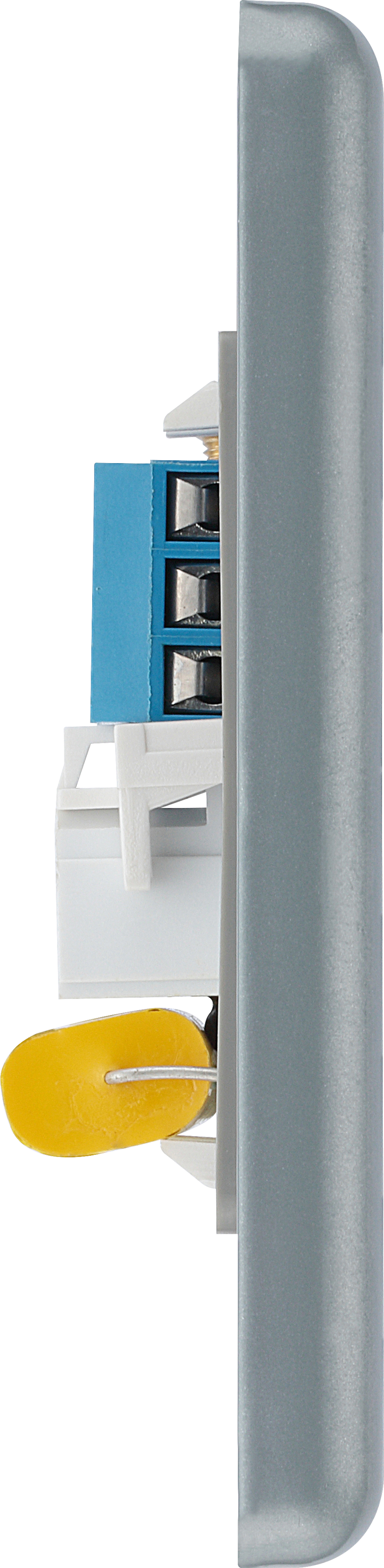 BG Electrical Metal Clad - Double, telephone socket, master