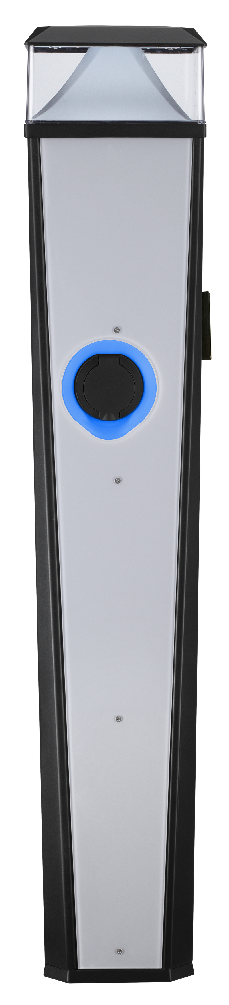 Sync Energy Pro Charger - EV Twin Bollard Pro Charger, 2 x 7.4kW, Single Phase - 4G, MID Meter with Pay Terminal