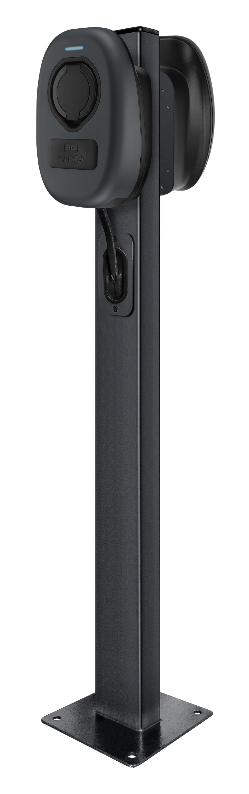 Sync Energy Accessories - EV Twin Installation Floor Stand for WC1 and WC2 Chargers - 1.2M