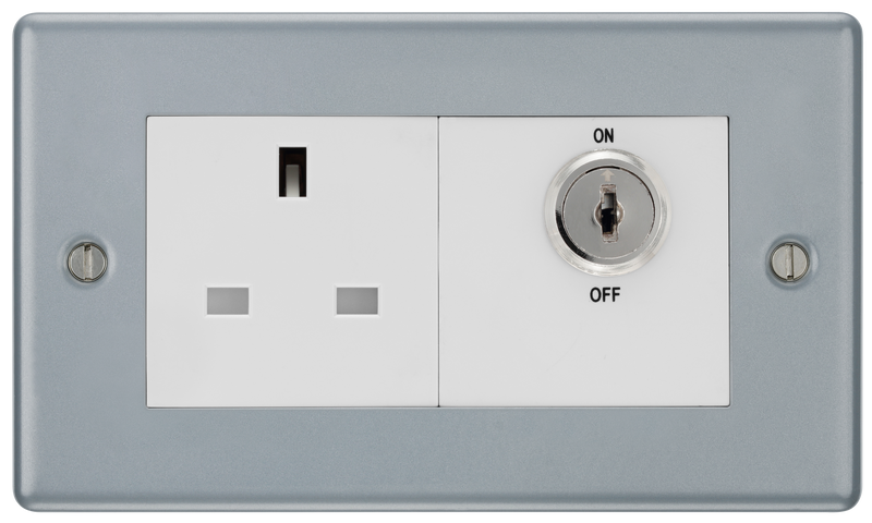 BG Electrical Metal Clad - Single, key controlled, double pole
