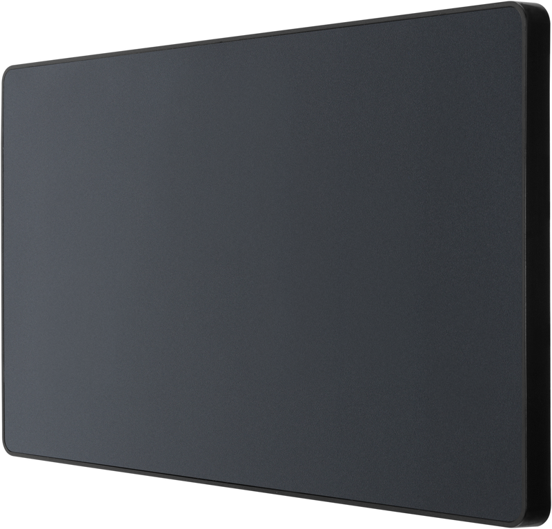 BG Electrical Evolve Matt Grey - Double, blank plate