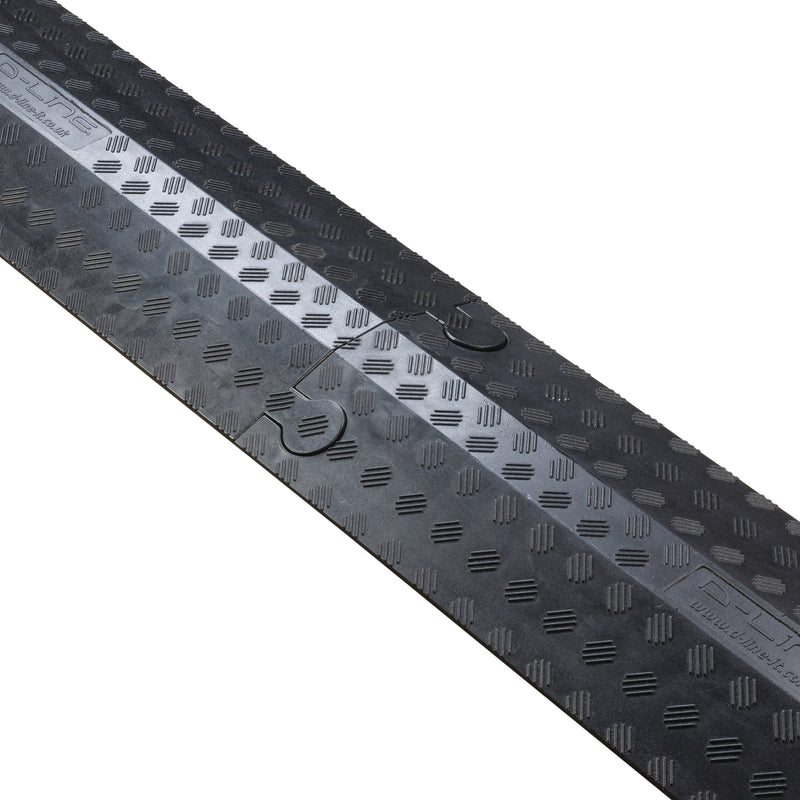 D-Line Floor Cover - Drive Over Cable Protector, Black - 765mm Length, Cavity 45x20mm