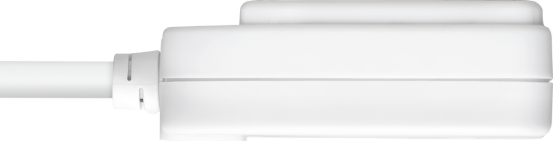 Masterplug Basic - 1 Socket, 10m, 13A, White