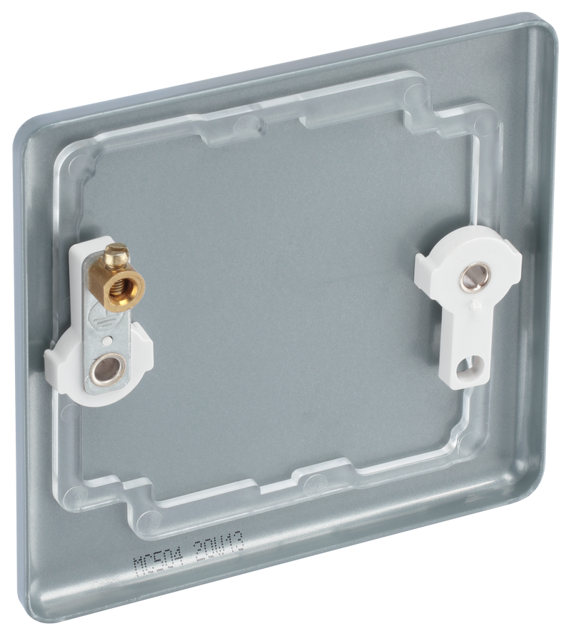 BG Electrical Metal Clad - Single, blank plate