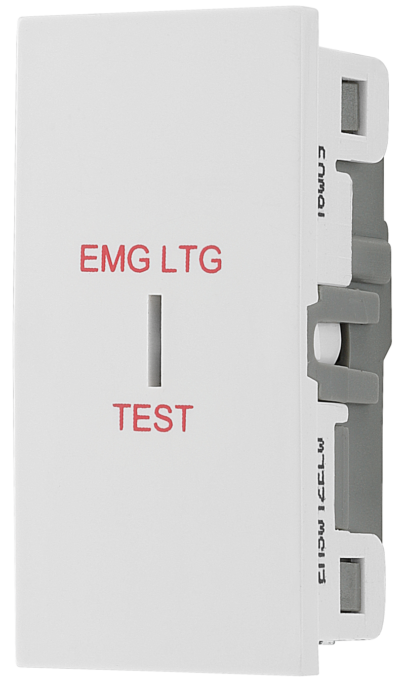 BG Electrical Euro Module - 20 AX 2 way, key switch, emergency lighting